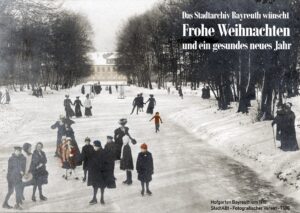 Schlittschuhlaufen im Hofgarten ca. 1910