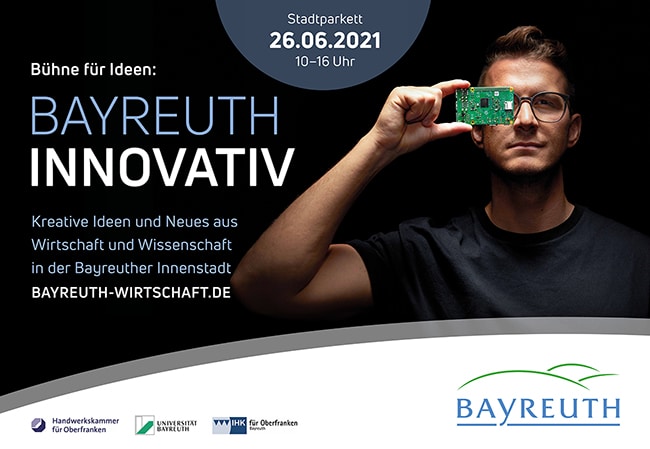 Plakat für die Aktion Bayreuth innovativ