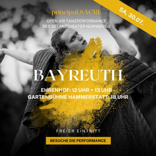 Werbeanzeige Auftritte in Bayreuth